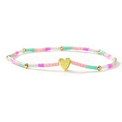 Glass Beads Stretch Bracelets for Women OA4246-4-1