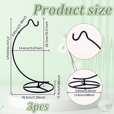 Iron Ornament Display Stands ODIS-WH0025-228A-EB-1