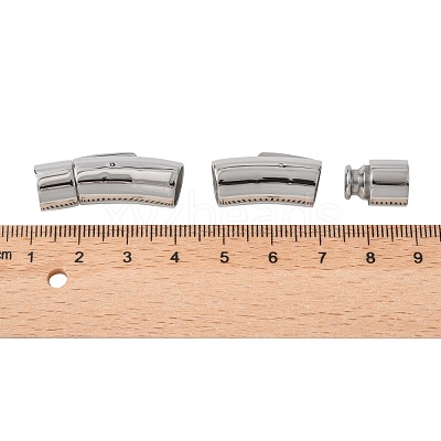 Tarnish Resistant 304 Stainless Steel Bayonet Clasps STAS-F131-26P-1