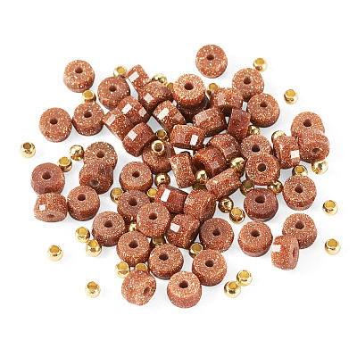 50Pcs Synthetic Goldstone Beads G-TAD0001-14-1