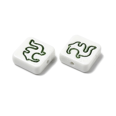 Handmade Porcelain Beads PORC-Z004-02D-1