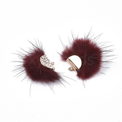 Faux Mink Fur Tassel Pendant Decorations FIND-T040-19-1