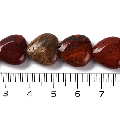 Natural Red Rainbow Jasper Beads Strands G-I372-A06-02-1