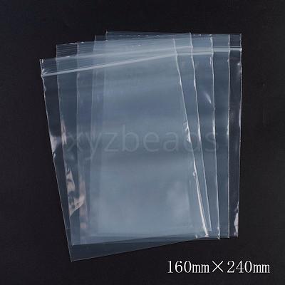 Plastic Resealable Packaging Bags OPP-G001-B-16x24cm-1