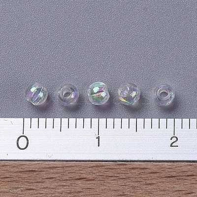 Eco-Friendly Transparent Acrylic Beads PL730-2-1