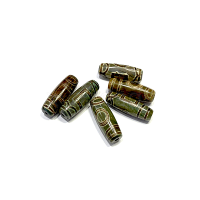 Tibetan Style dZi Beads TDZI-E004-40-1