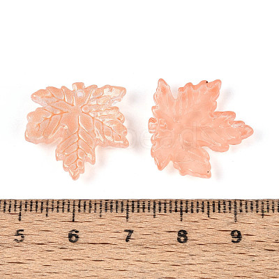 Baking Paint Transparent Glass Pendants DGLA-N014-11A-05-1