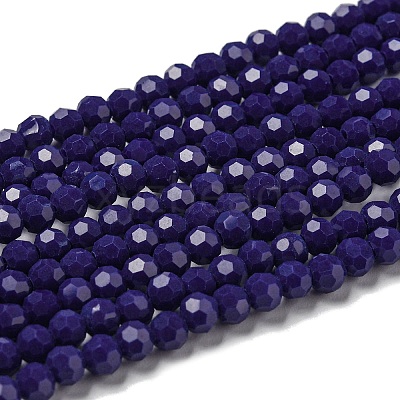 Opaque Glass Beads Stands EGLA-A035-P4mm-D09-1