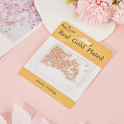 Brass Corrugated Beads KK-BBC0012-61-1
