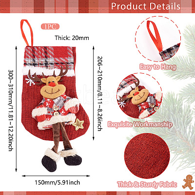 Christmas Theme Non-woven Fabrics Bags ABAG-TAC0001-16A-1