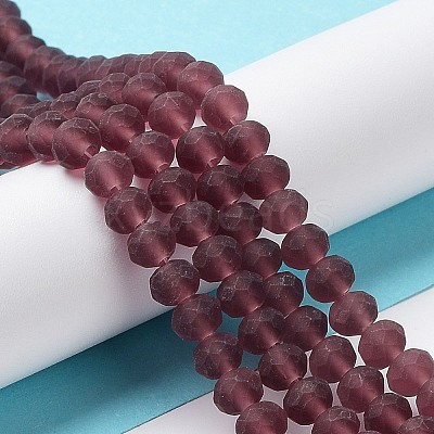 Transparent Glass Beads Strands EGLA-A034-T4mm-MD13-1