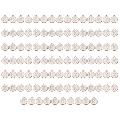 Golden Plated Enamel Alloy Charms ENAM-SZ0001-26A-K-1