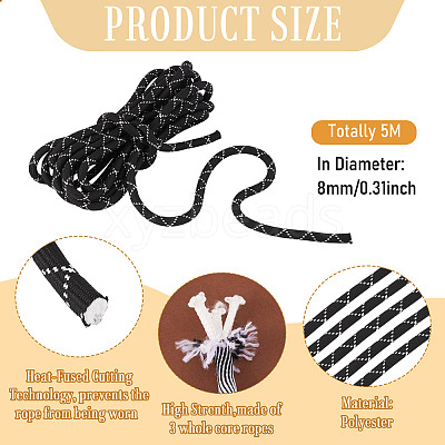 Round Polyester Cord OCOR-TAC0024-011A-1