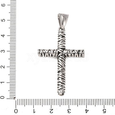 Easter 304 Stainless Steel Pendants STAS-E526-05AS-1