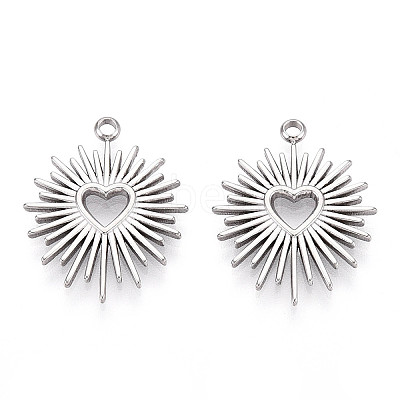 Non-Tarnish 304 Stainless Steel Pendants STAS-I671-01P-1