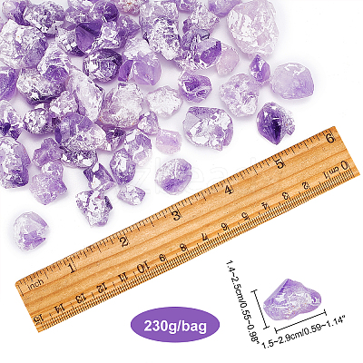 230G Rough Raw Natural Amethyst Beads G-NB0003-55-1