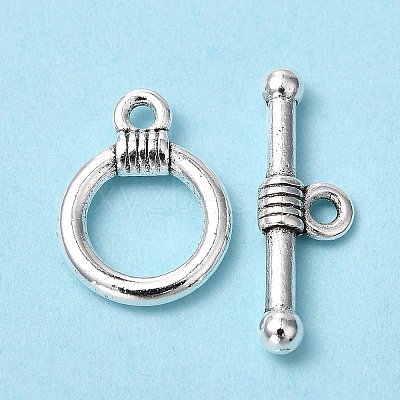 Tibetan Style Alloy Toggle Clasps LS-LF0034Y-NF-1