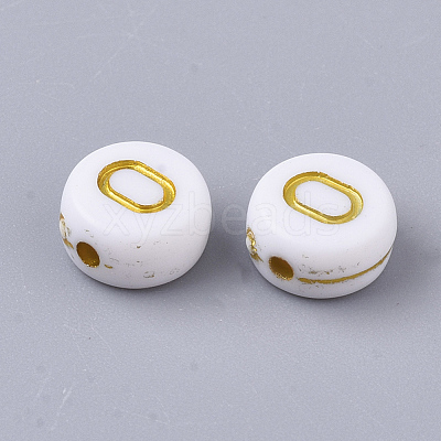 Plating Acrylic Beads X-PACR-R242-01O-1