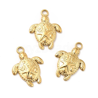 Ion Plating(IP) 201 Stainless Steel Pendants X-STAS-P312-09G-1