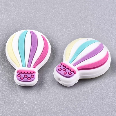 Food Grade Eco-Friendly Silicone Pendants SIL-N002-08C-1