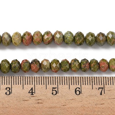Natural Unakite Bead Strands G-D344-A02-1
