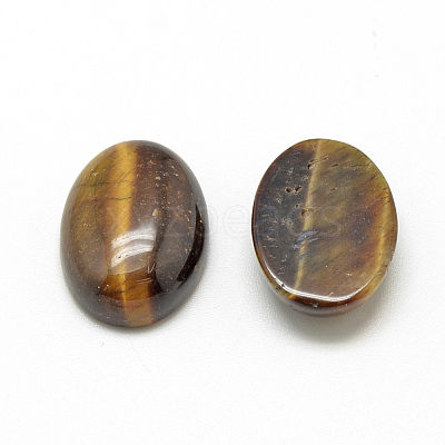 Natural Tiger Eye Cabochons X-G-R415-18x25-35-1