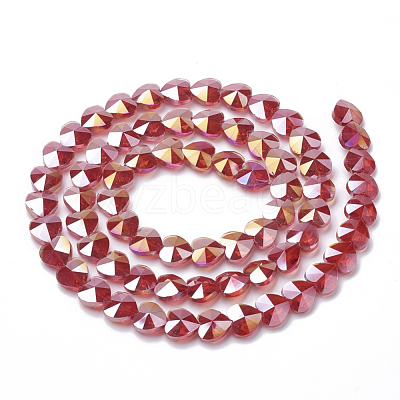Electroplate Glass Beads EGLA-Q091-14mm-A06-1