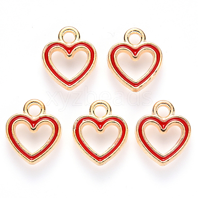 Alloy Enamel Charms X-ENAM-S121-040-1