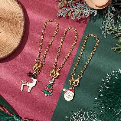 Christmas Alloy Enamel Cup Charms HJEW-JM02301-1