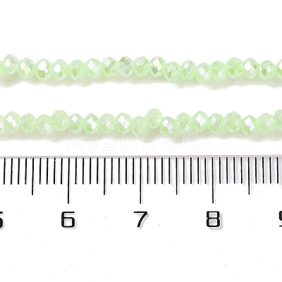 Baking Electroplate Glass Beads Strands DGLA-A039-J4mm-B10-1