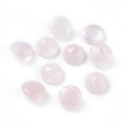 Natural Rose Quartz Cabochons G-G835-A01-04-1