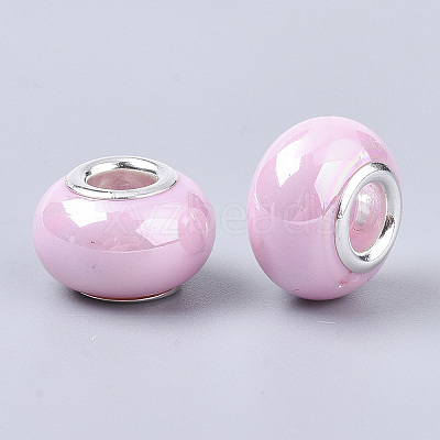 Opaque Resin European Beads RPDL-T038-007N-1
