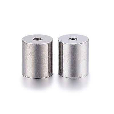 Tarnish Resistant 304 Stainless Steel Cord Ends LS-X-STAS-H467-09P-6mm-1