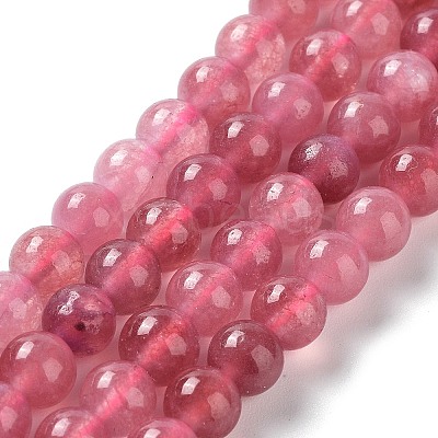 Dyed Natural Malaysia Jade Beads Strands G-G021-02A-09-1