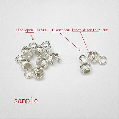 Brass Bead Tips KK-N0070-01S-A-1
