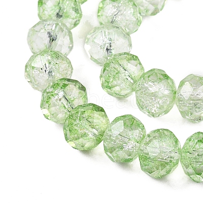 Transparent Glass Beads Strands X-GLAA-T023-4mm-A02-1