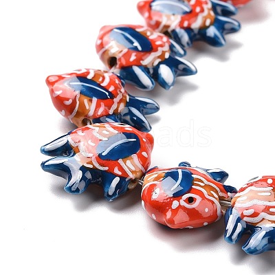 Handmade Porcelain Beads X1-PORC-G002-54C-1