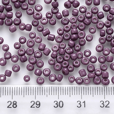 12/0 Baking Paint Glass Round Seed Beads SEED-S036-01A-18-1