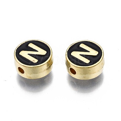 Alloy Enamel Beads ENAM-N052-006-02N-RS-1