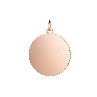 Ion Plating(IP) 304 Stainless Steel Pendants STAS-I311-33F-RG-1