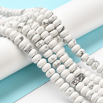 Synthetic Howlite Beads Strands X-G-K340-B06-02-1
