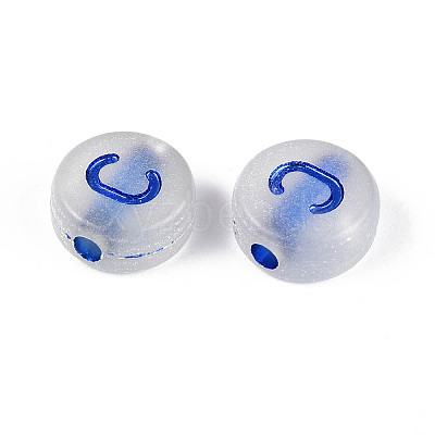Luminous Frosted Acrylic Beads FACR-T008-02C-1