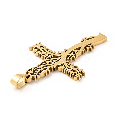 201 Stainless Steel Pendants LS-STAS-E015-13G-1