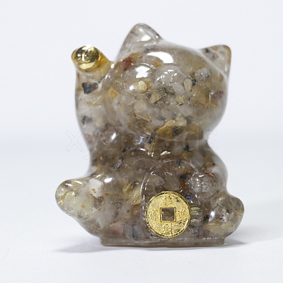 Resin Craft Display Decorations DJEW-PW0021-29G-14-1