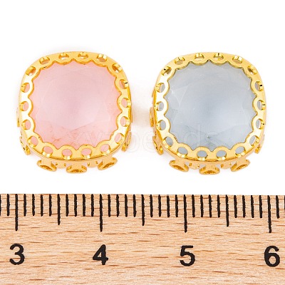 Square Sew on Rhinestone GLAA-K069-11G-1