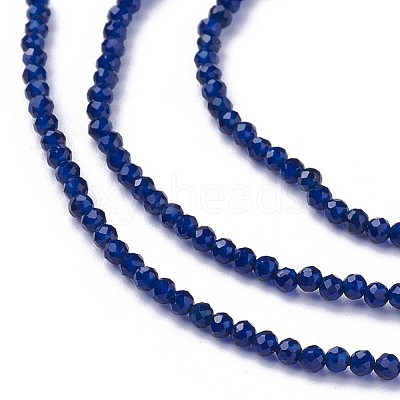Faceted Glass Beads Strands G-F619-09A-2mm-1