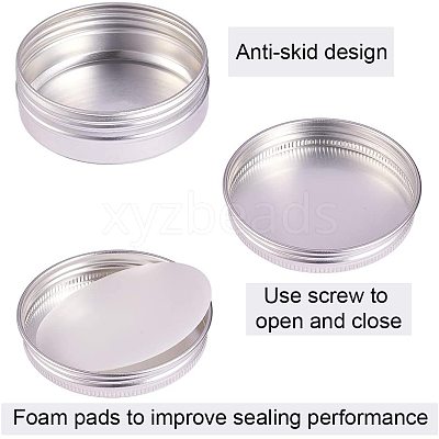 Round Aluminium Tin Cans CON-PH0001-40-1
