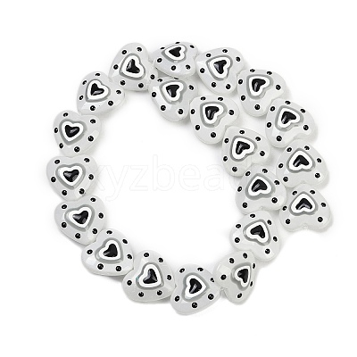 Handmade Lampwork Beads Strands LAMP-R004-06B-08-1