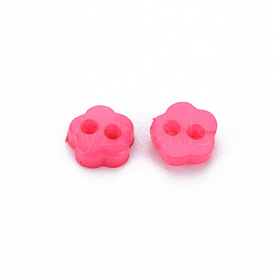 2-Hole Plastic Buttons BUTT-N018-029-1