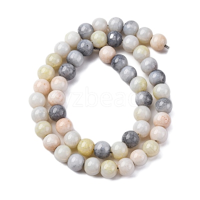 Ombre Effect Dyed Glass Beads Strands X-GLAA-T031-01O-03-1